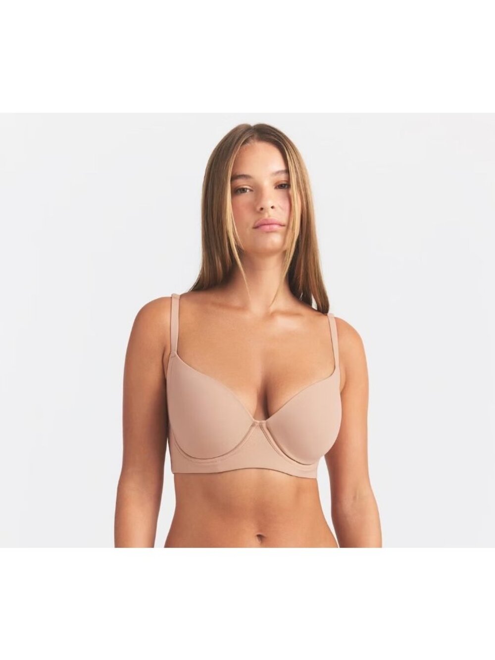 NWT SKIMS FITS EVERYBODY FULL COVERAGE BACK SMOOTHER BRA CLAY - 34DDD